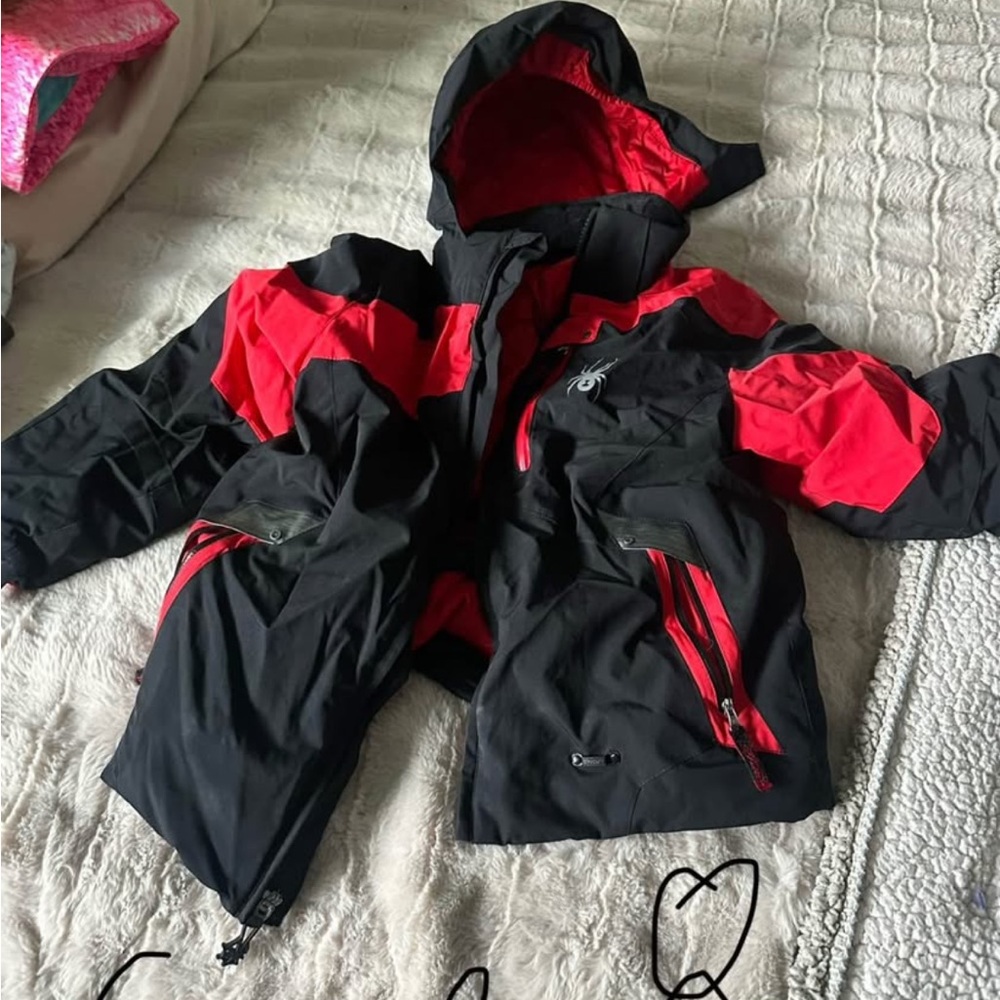 Kids Red and Black Jacket